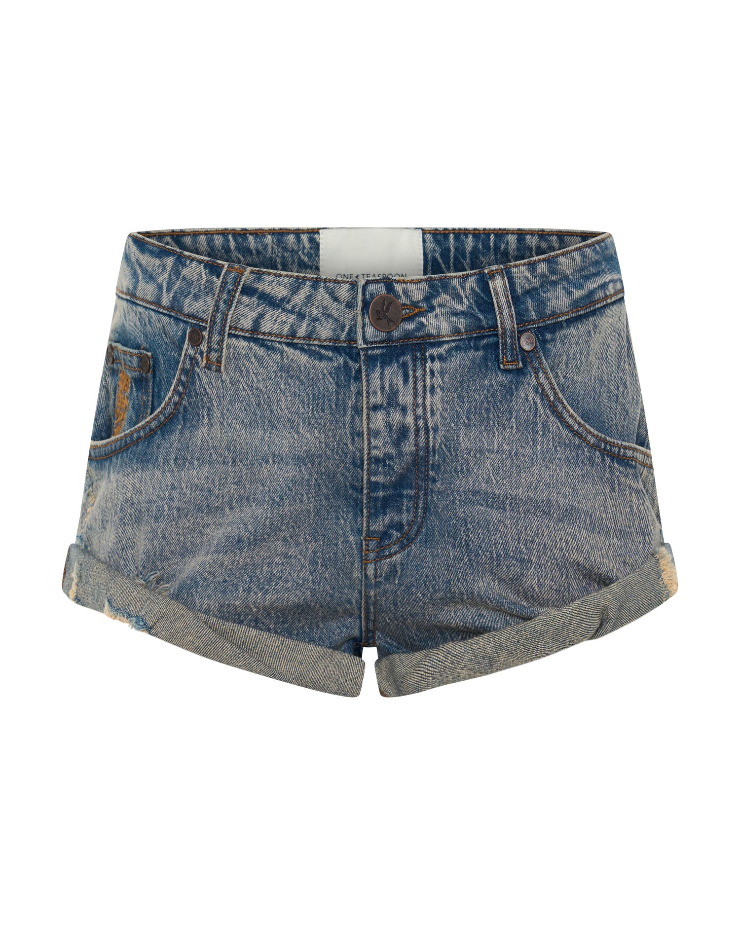 Bandits Low Waist Denim Shorts - Cloud Blue
