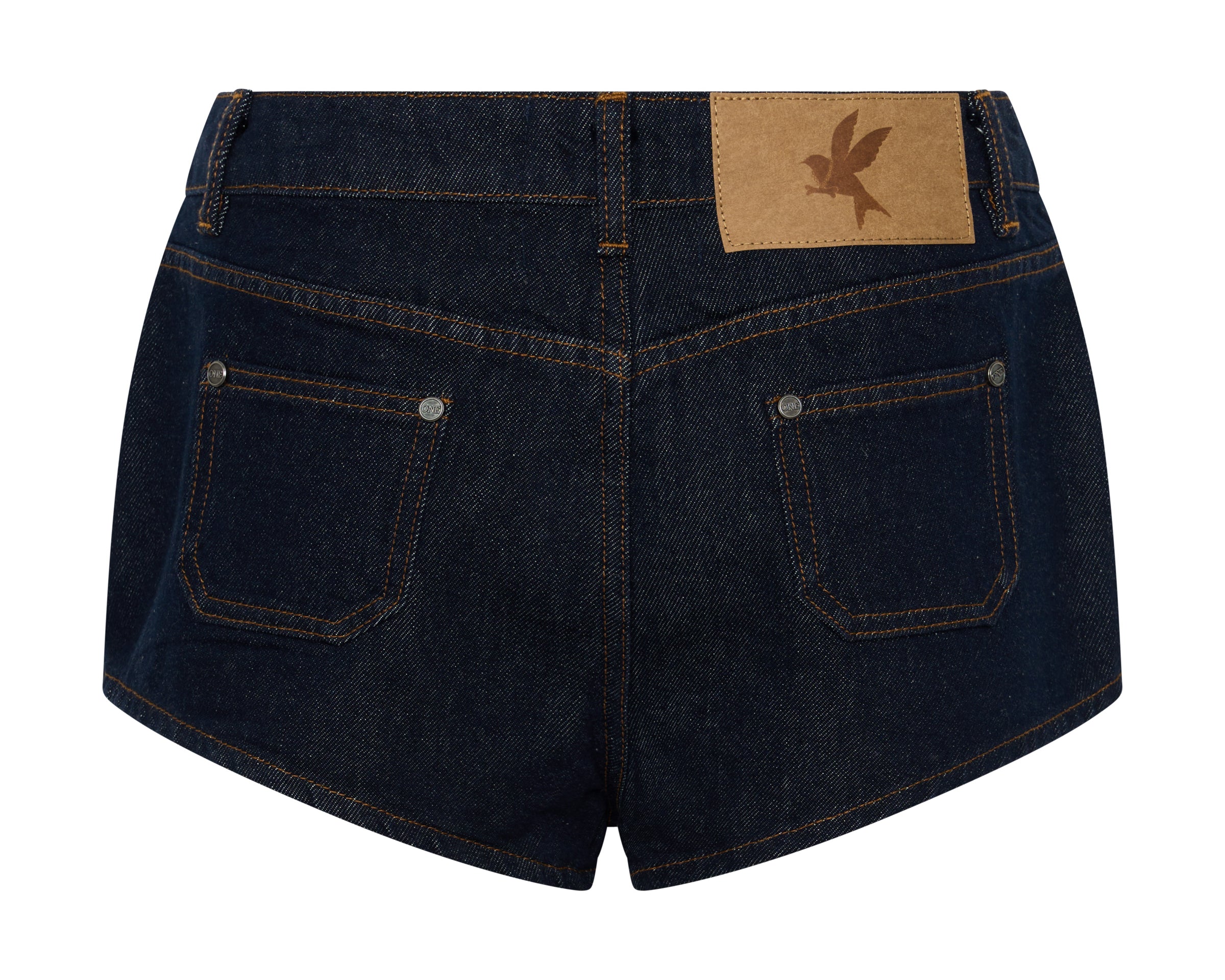 Nomad Low Waist Micro Denim Mini Shorts - Raw Indigo