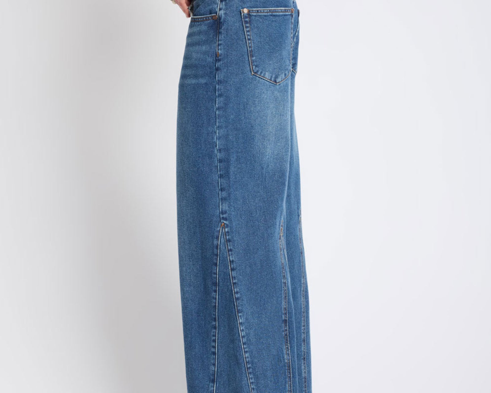 Cruisers Mid Waist Bootcut Flare Denim Jeans - Rodeo Blue