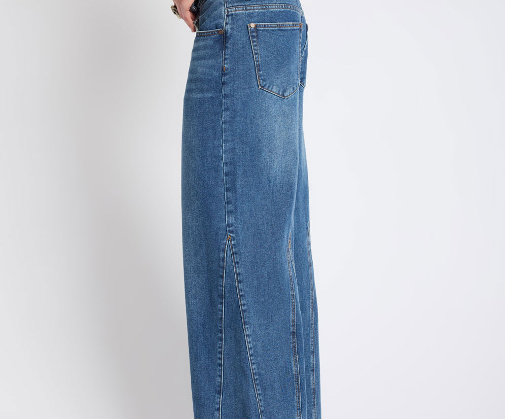 Cruisers Mid Waist Bootcut Flare Denim Jeans - Rodeo Blue