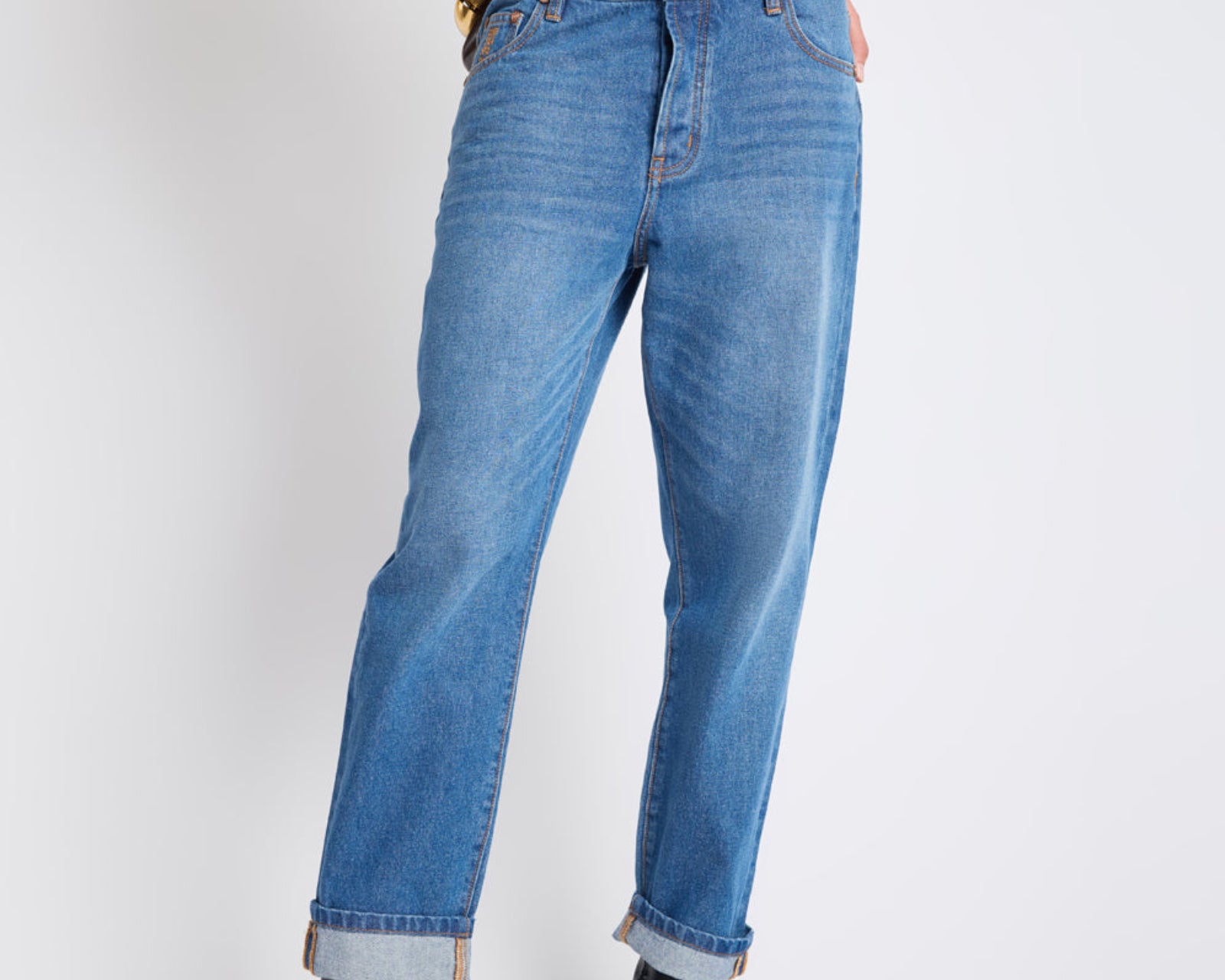 Bandits Low Waist Boyfriend Denim Jeans - Pacifica Blue