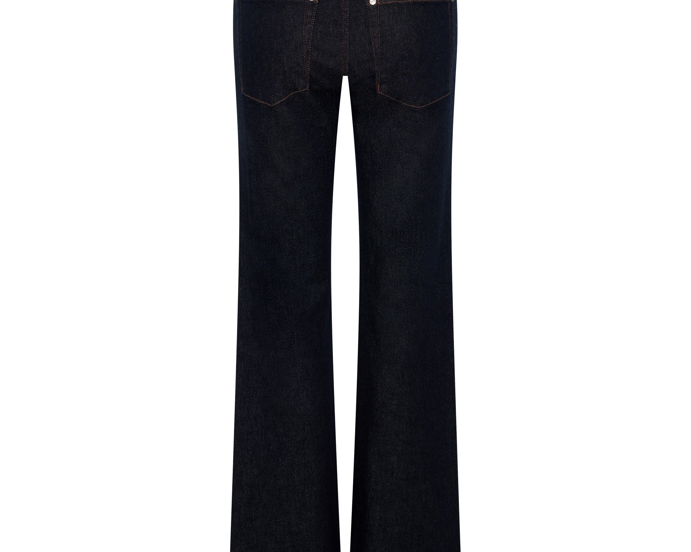 Alice Low Waist Bootcut Denim Jeans - Raw Indigo