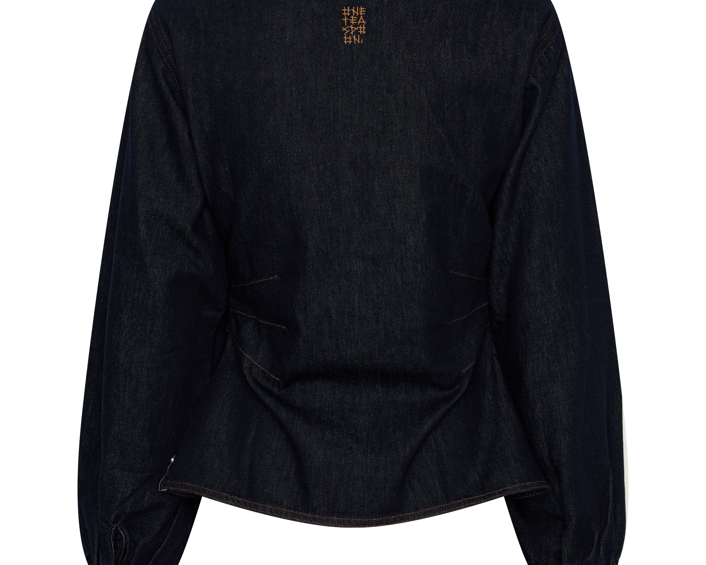 Josie Fitted Denim Shirt - Raw Indigo