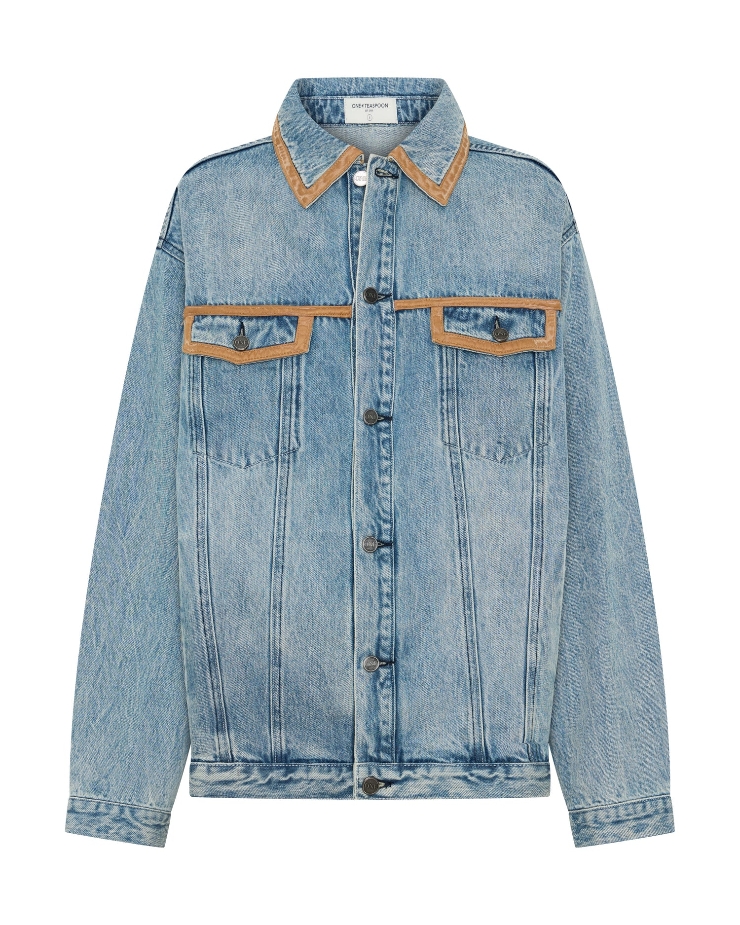 Rodeo Queen Boyfriend Denim Jacket - Salty Dog