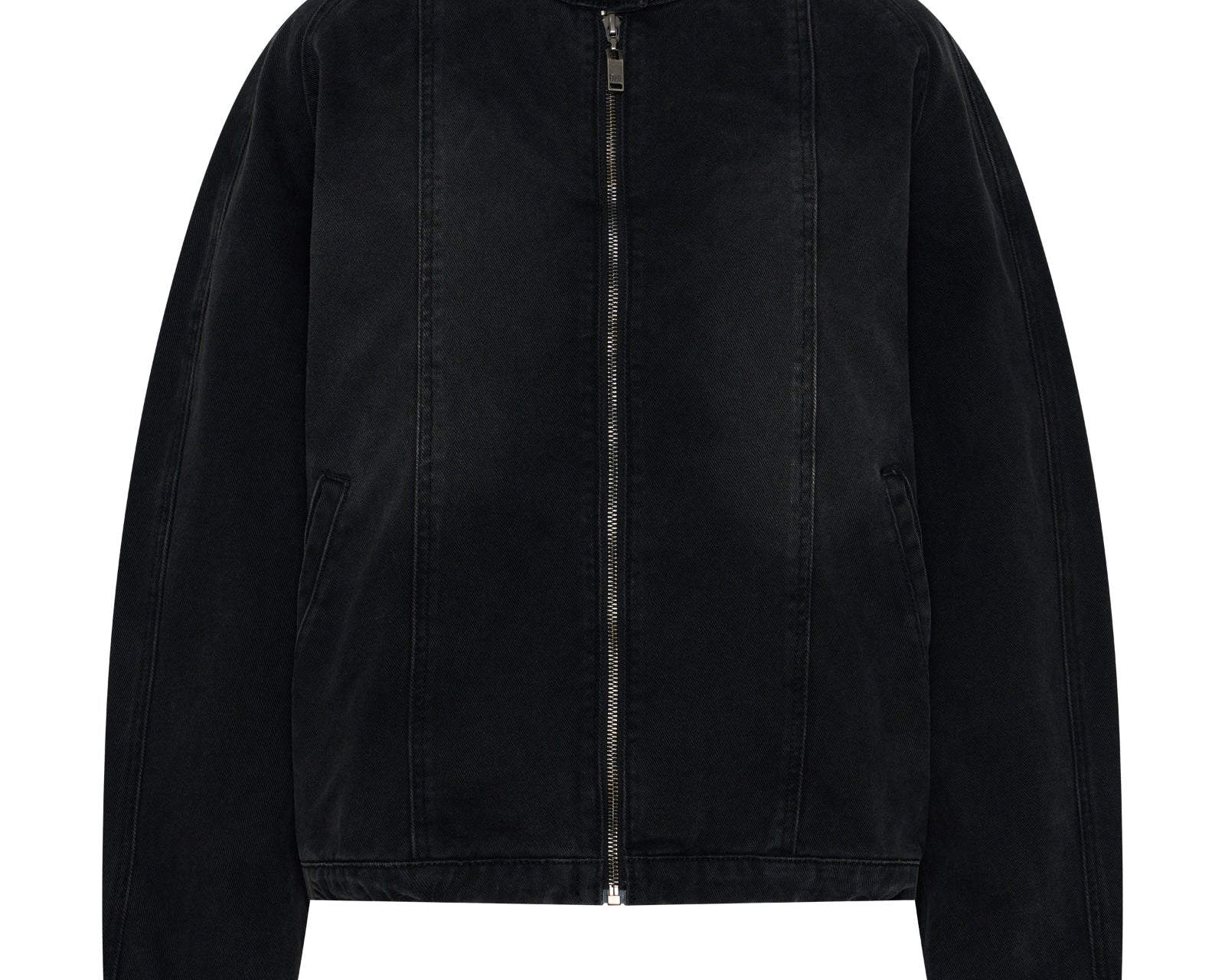 Harley Denim Bomber Jacket - Smokey Black