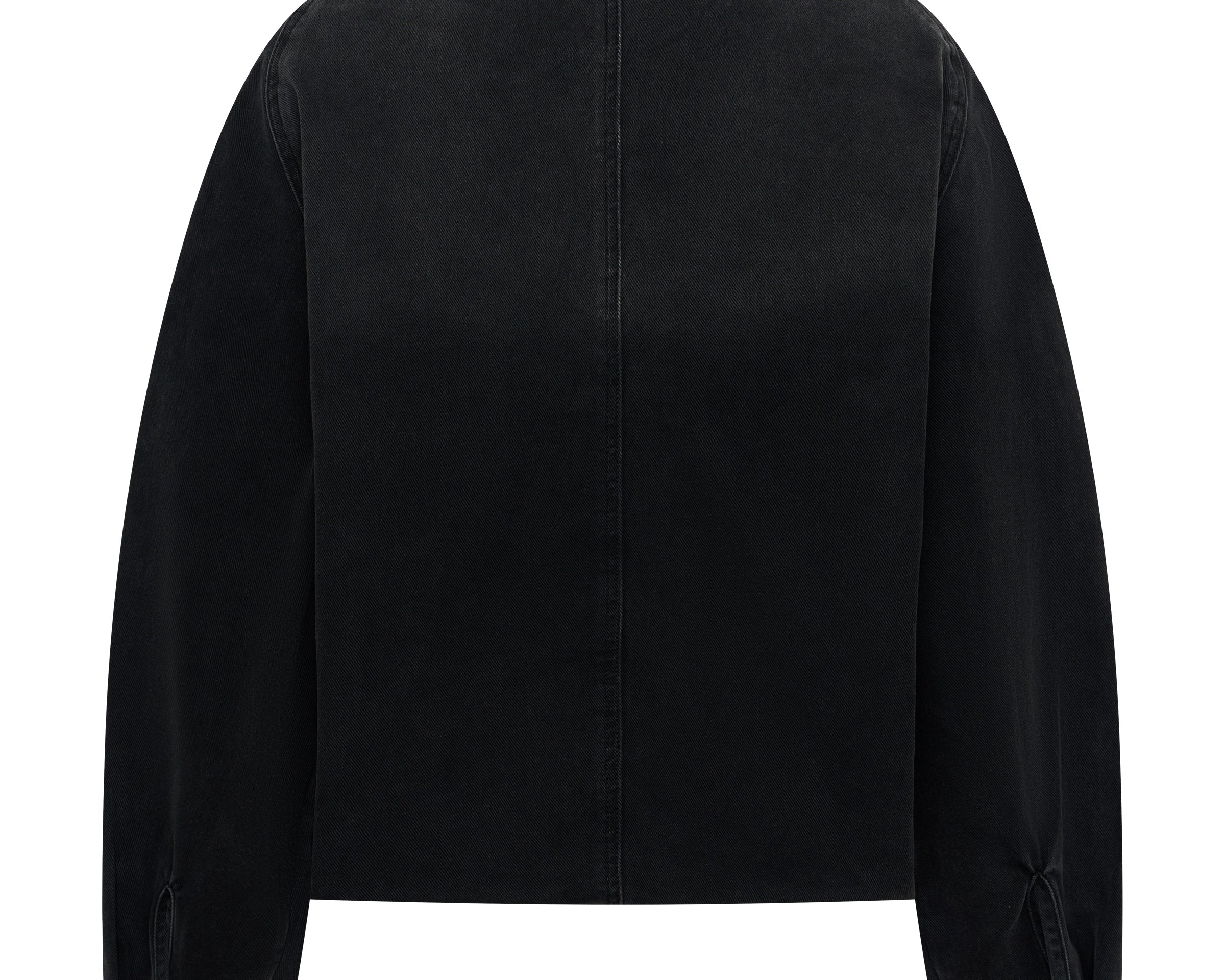 Harley Denim Bomber Jacket - Smokey Black