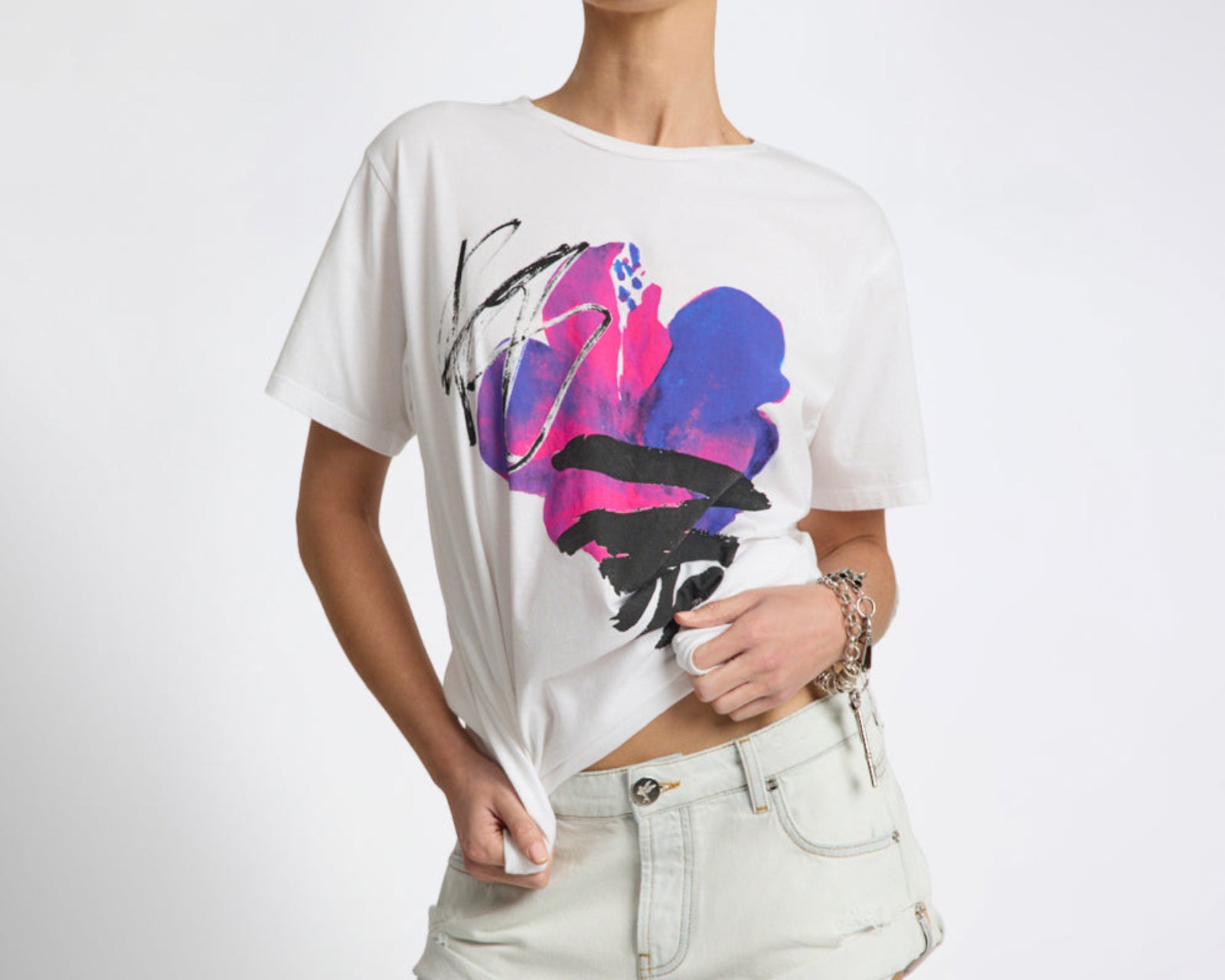 Art Boyfriend Tee - White