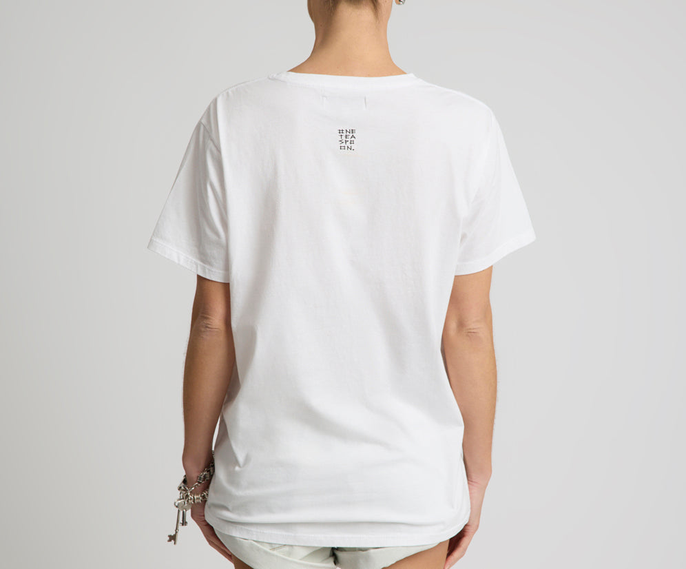 Art Boyfriend Tee - White