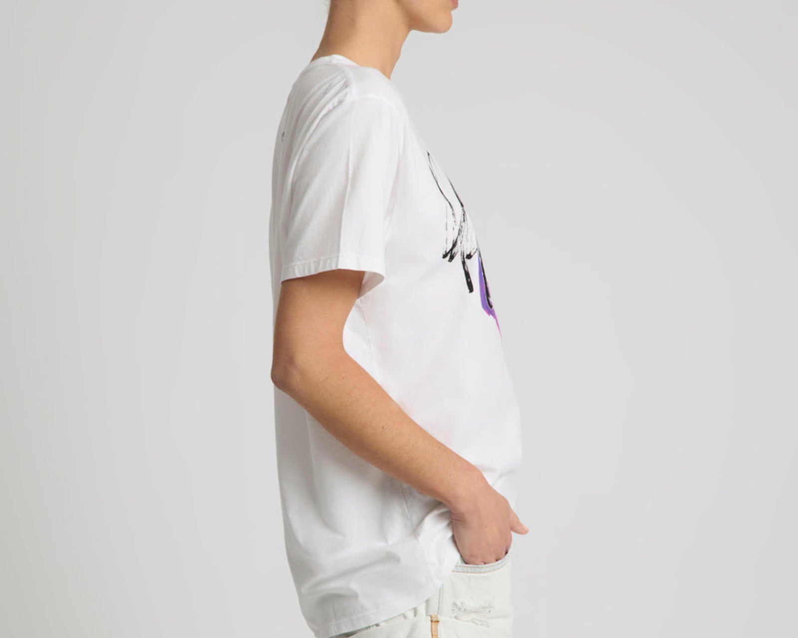 Art Boyfriend Tee - White