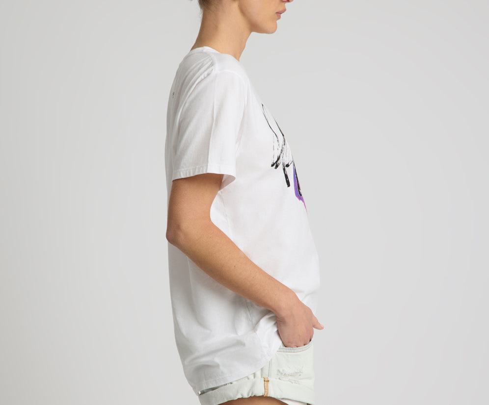 Art Boyfriend Tee - White