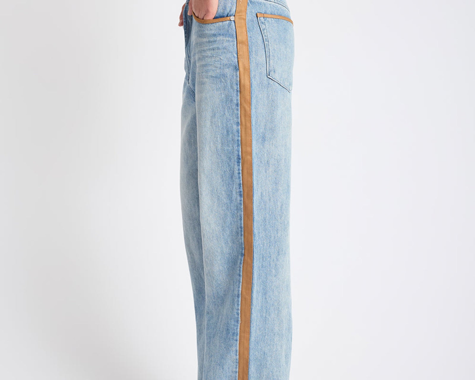 Icon High Waist Straight Leg Denim Jeans