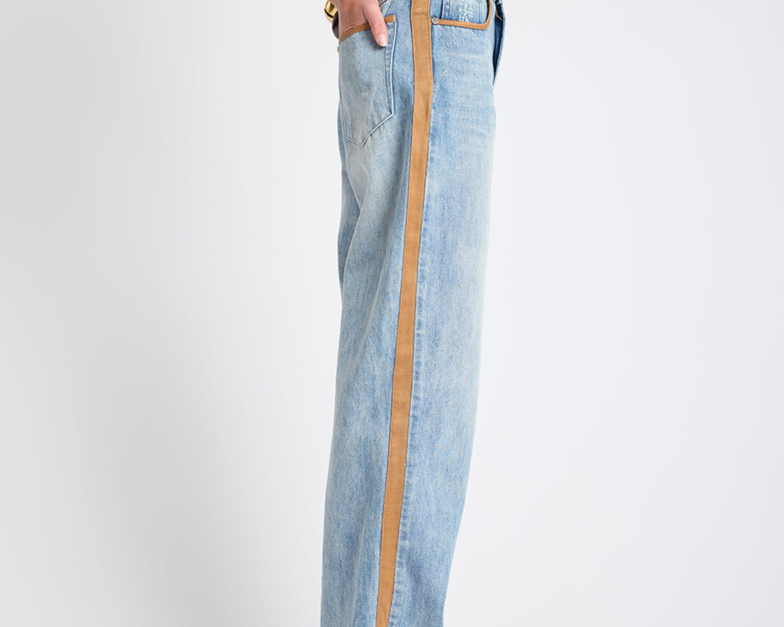 Icon High Waist Straight Leg Denim Jeans