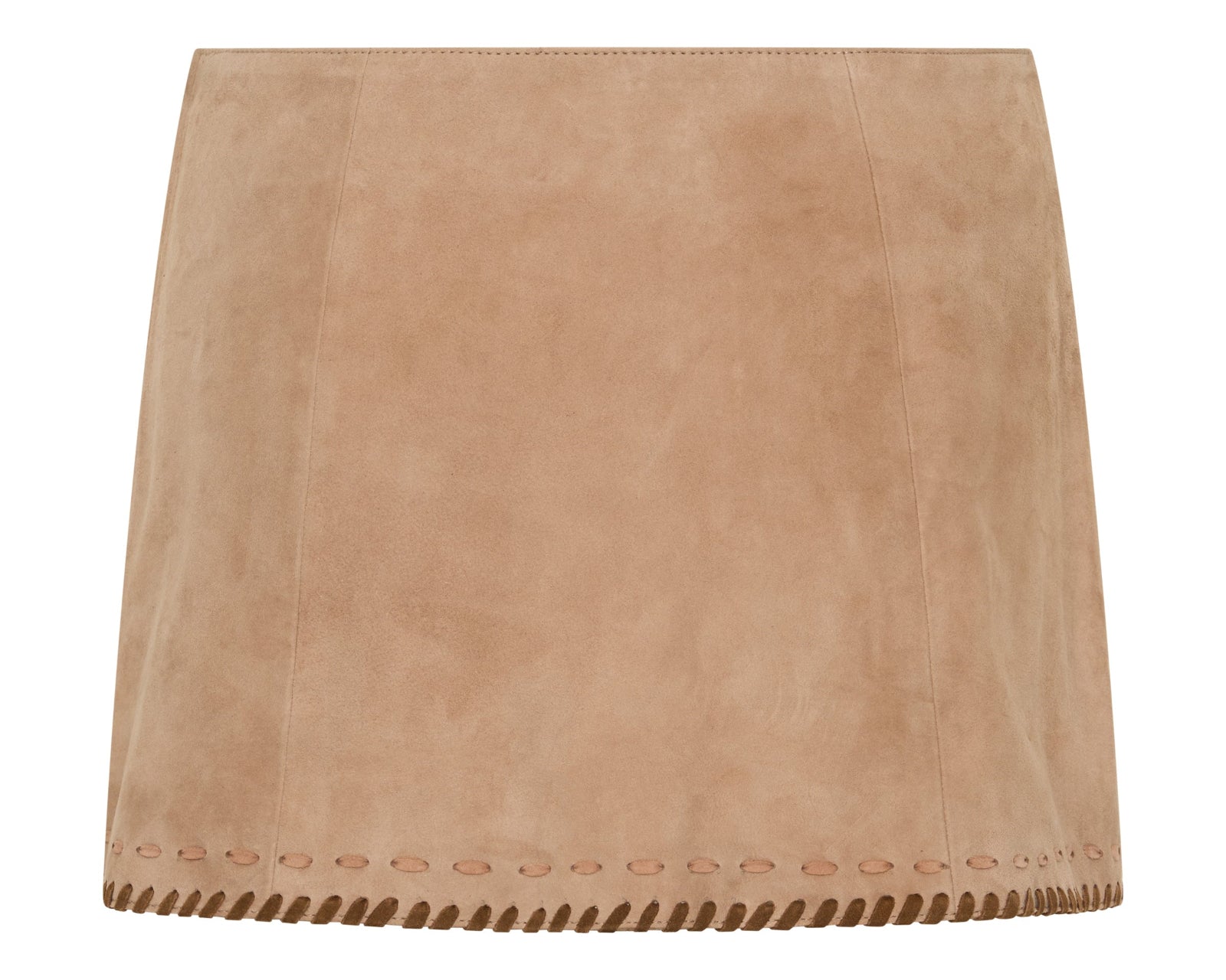 Wild Prairie Suede Mini Skirt - Dusty Pink