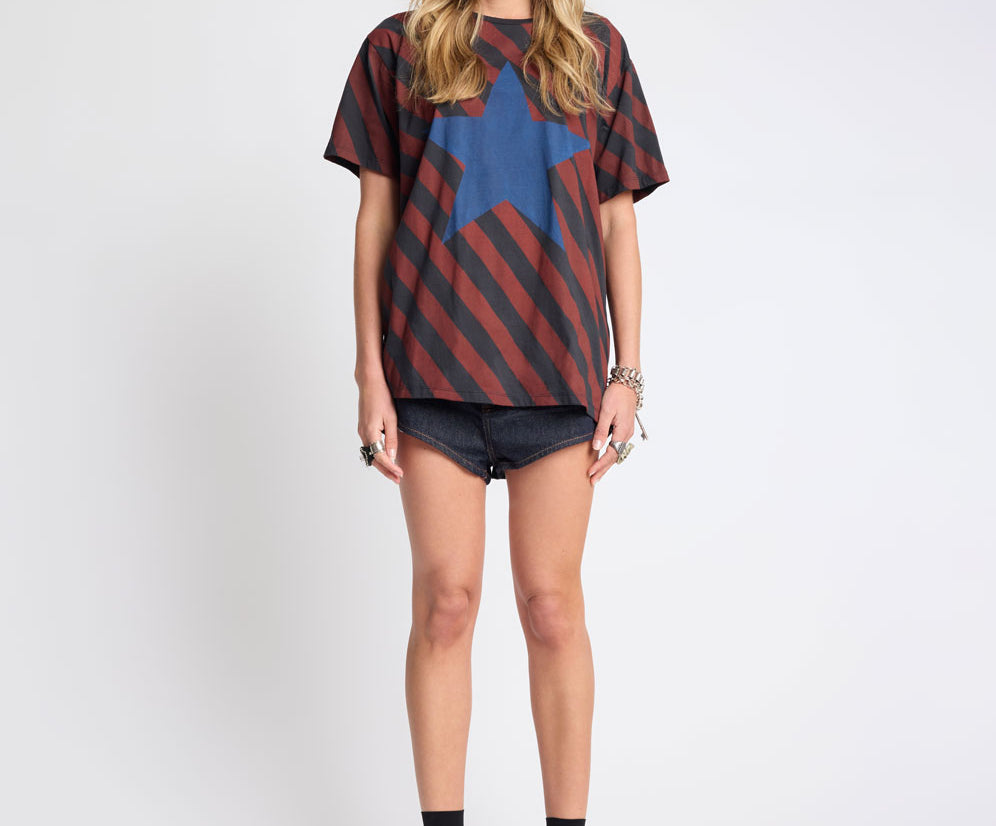 Vintage Ziggy Star Boyfriend Tee - Multi