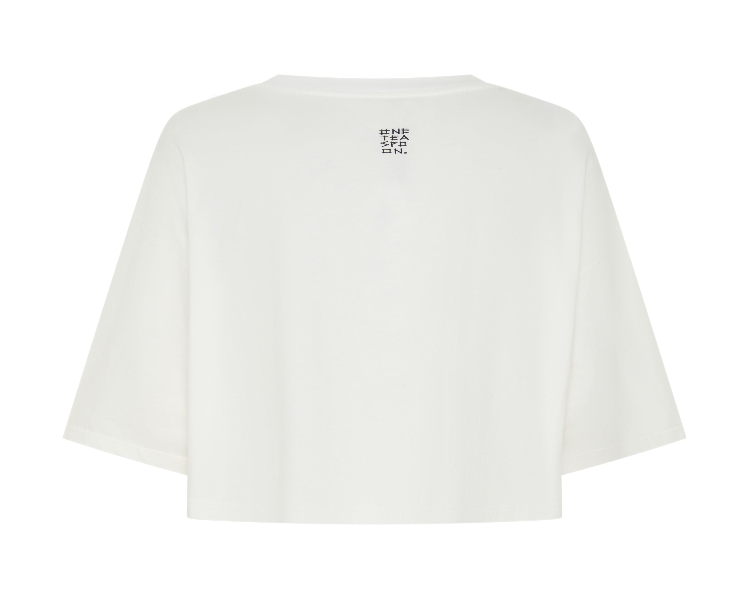 One Logo Boxy Crop Tee - Ivory