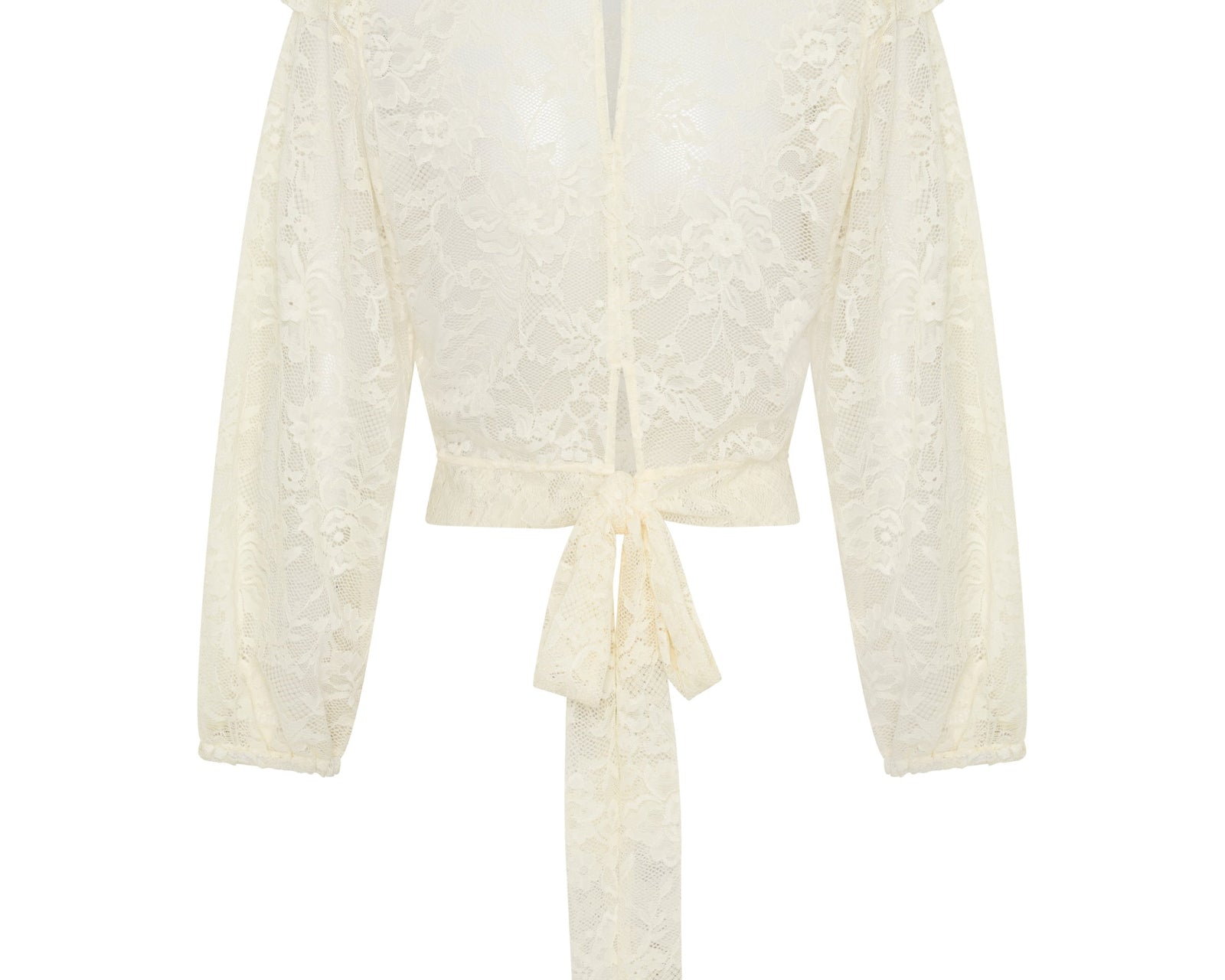 Savage Romance Lace Frill Cami Top - Vintage White
