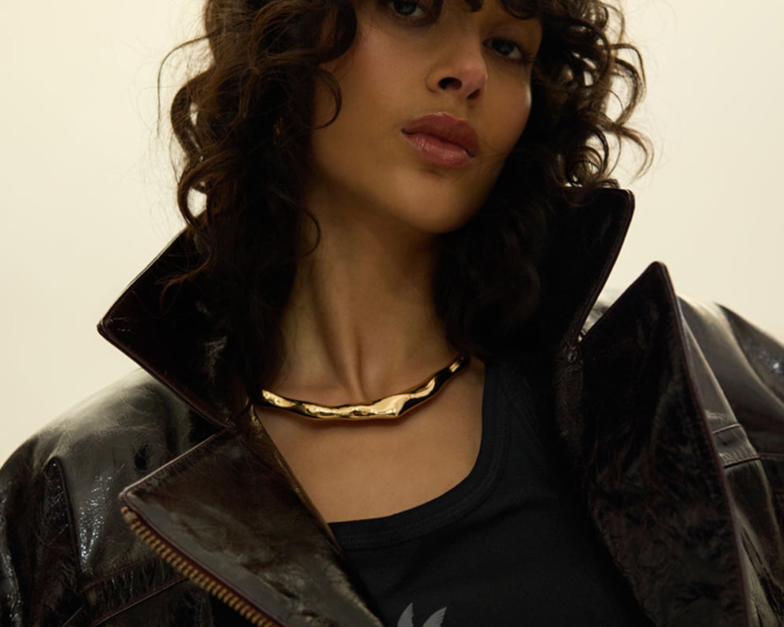 Obsidian Moto Zip Leather Jacket - Merlot