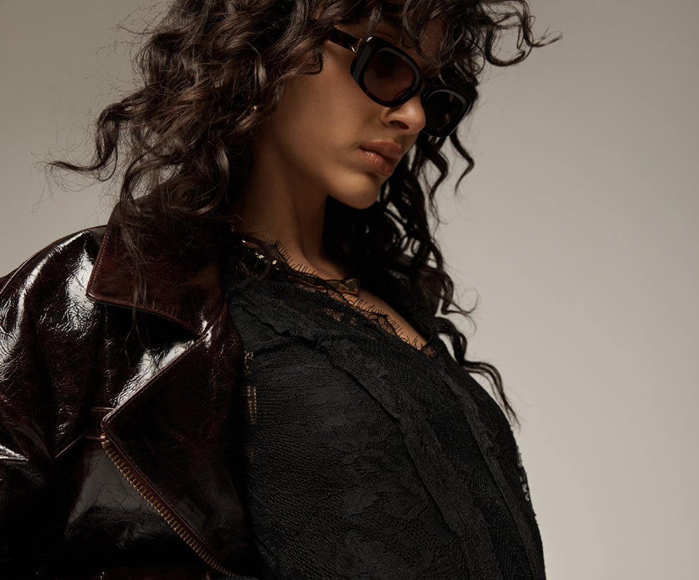 Obsidian Moto Zip Leather Jacket - Merlot