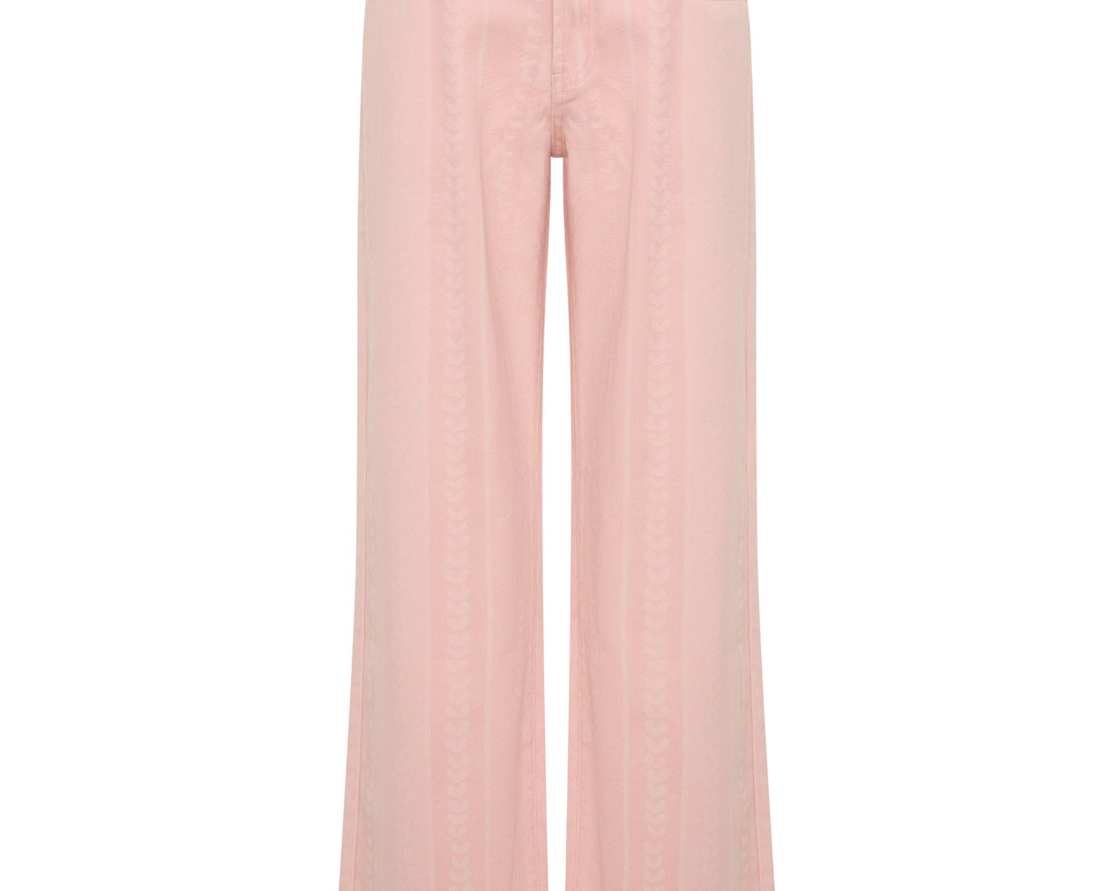 Jackson Mid Waist Wide Leg Denim Jeans - Pink Love