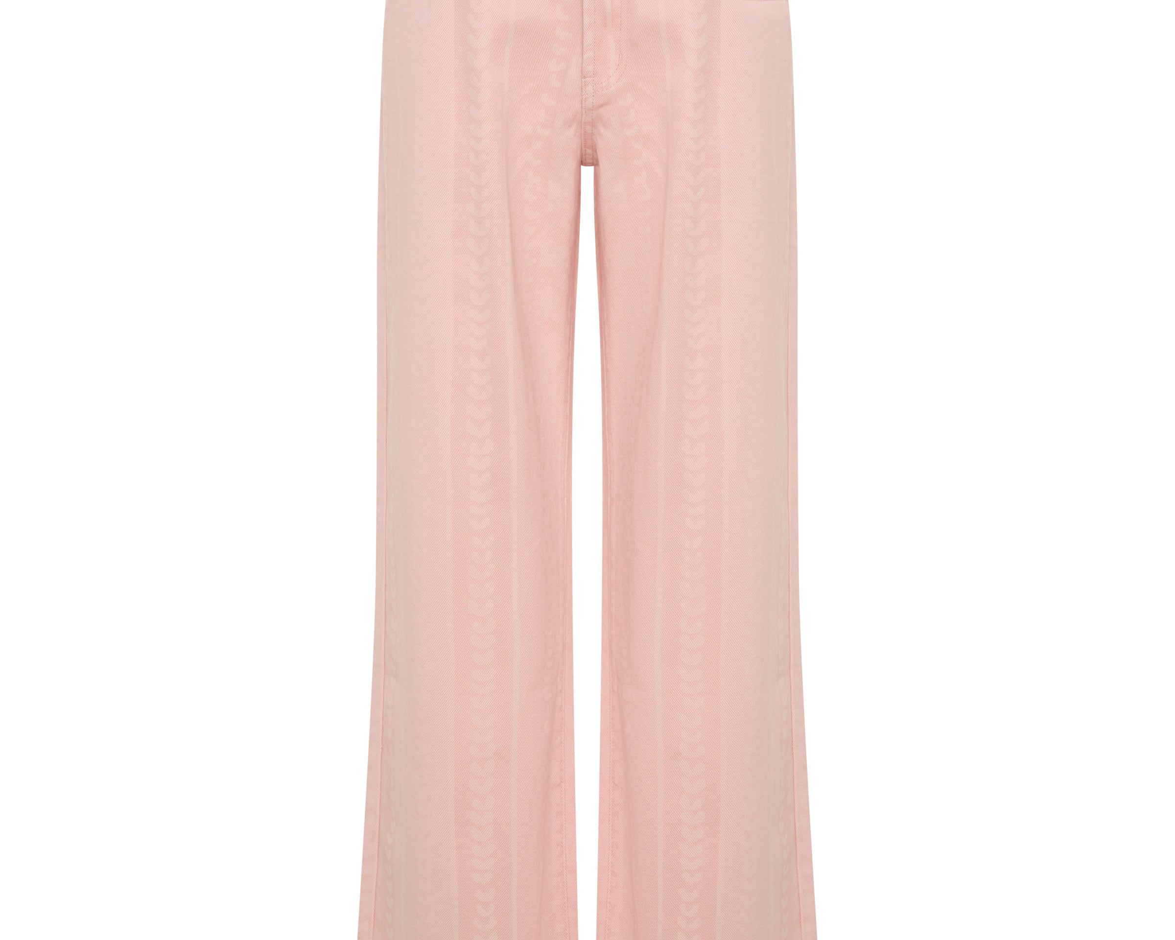 Jackson Mid Waist Wide Leg Denim Jeans - Pink Love