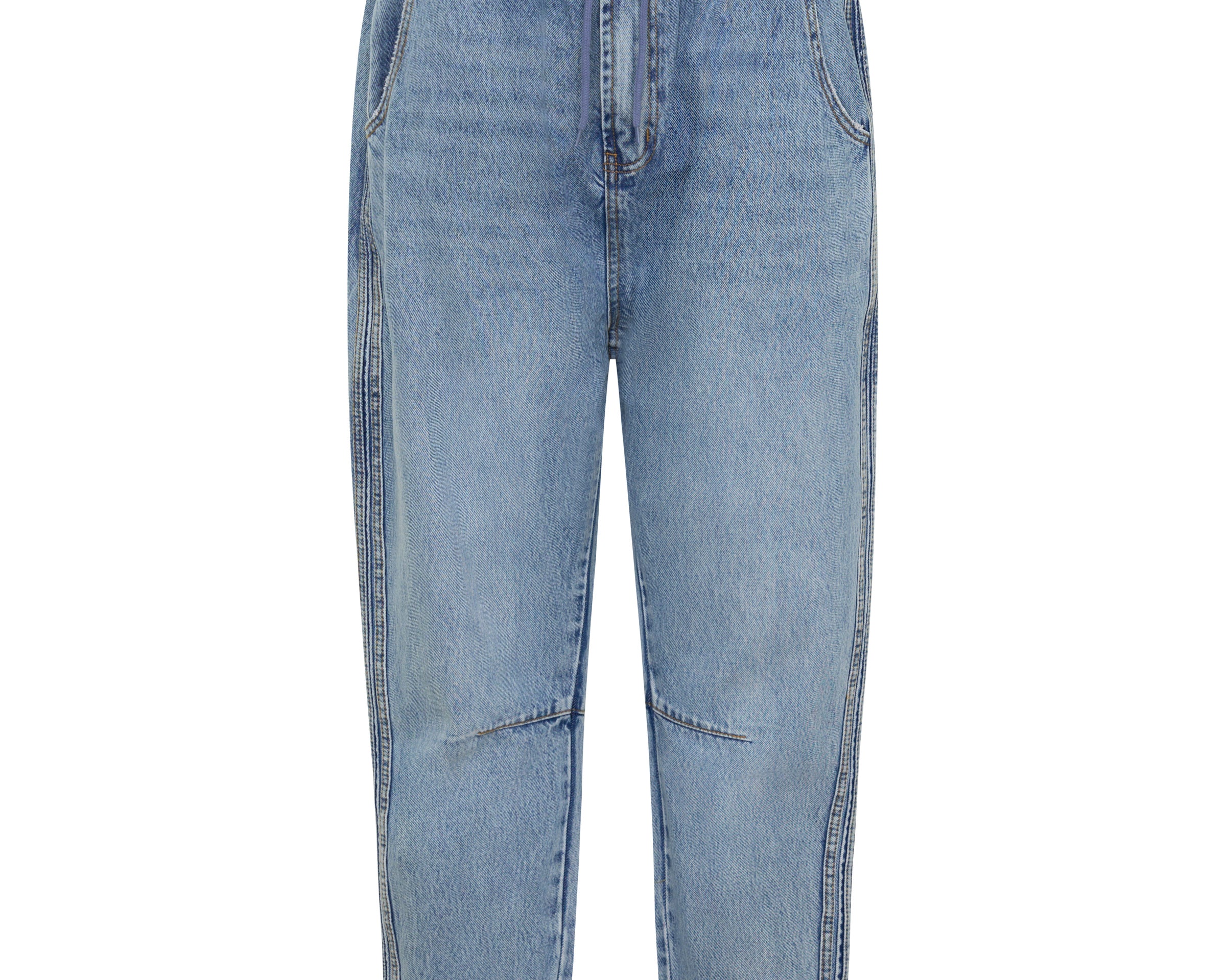 Outcasts Low Waist Drop Crotch Harem Denim Jeans - Salty Dog