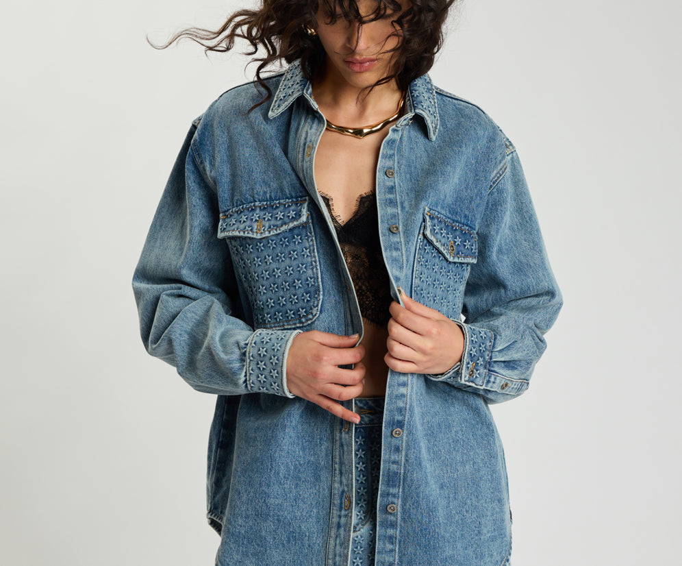 Starlight Everyday Denim Shirt - Salty Dog