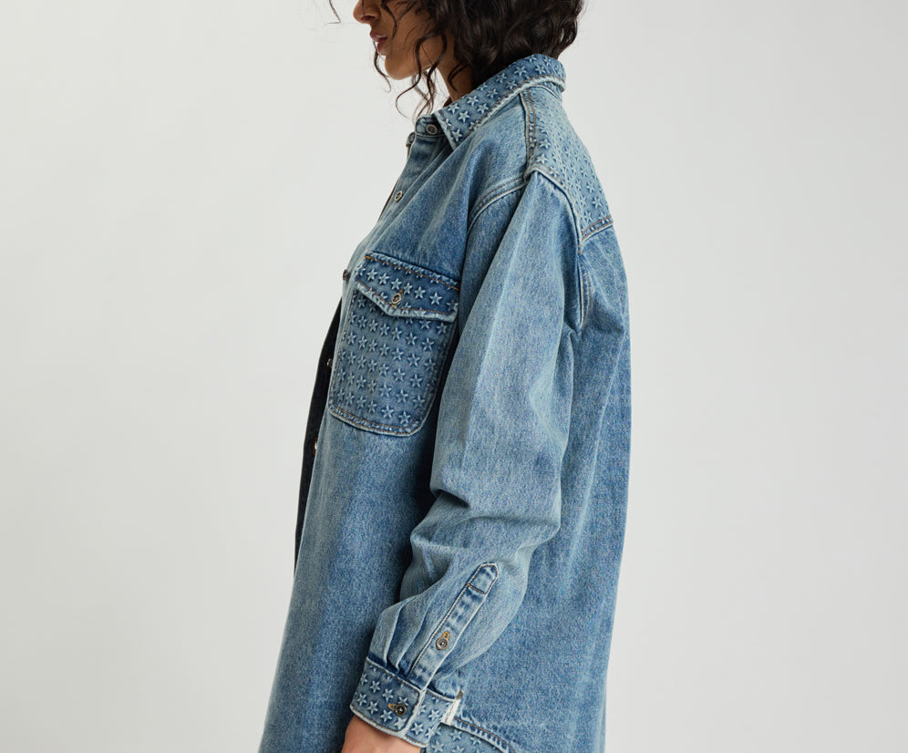 Starlight Everyday Denim Shirt - Salty Dog