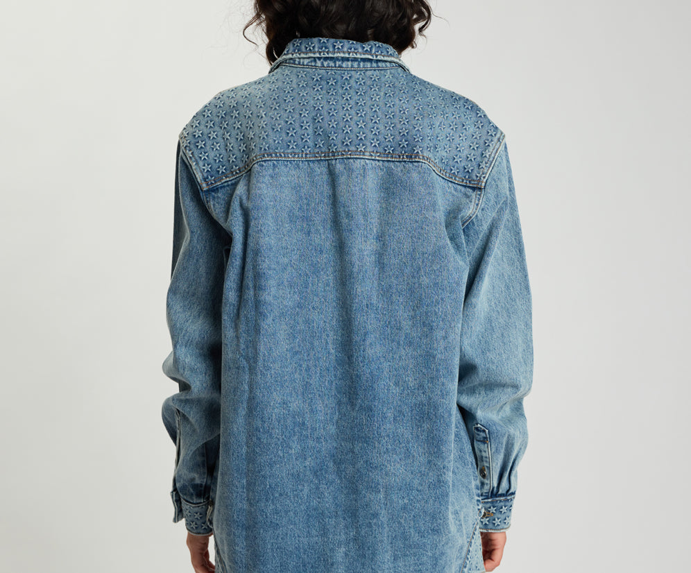 Starlight Everyday Denim Shirt - Salty Dog