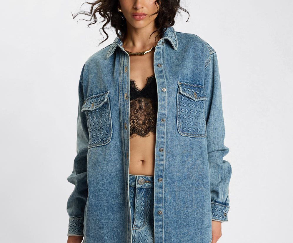 Starlight Everyday Denim Shirt - Salty Dog