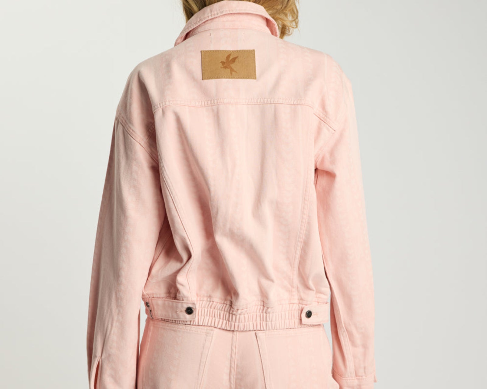 Endless Love Repeat Denim Jacket - Pink Love
