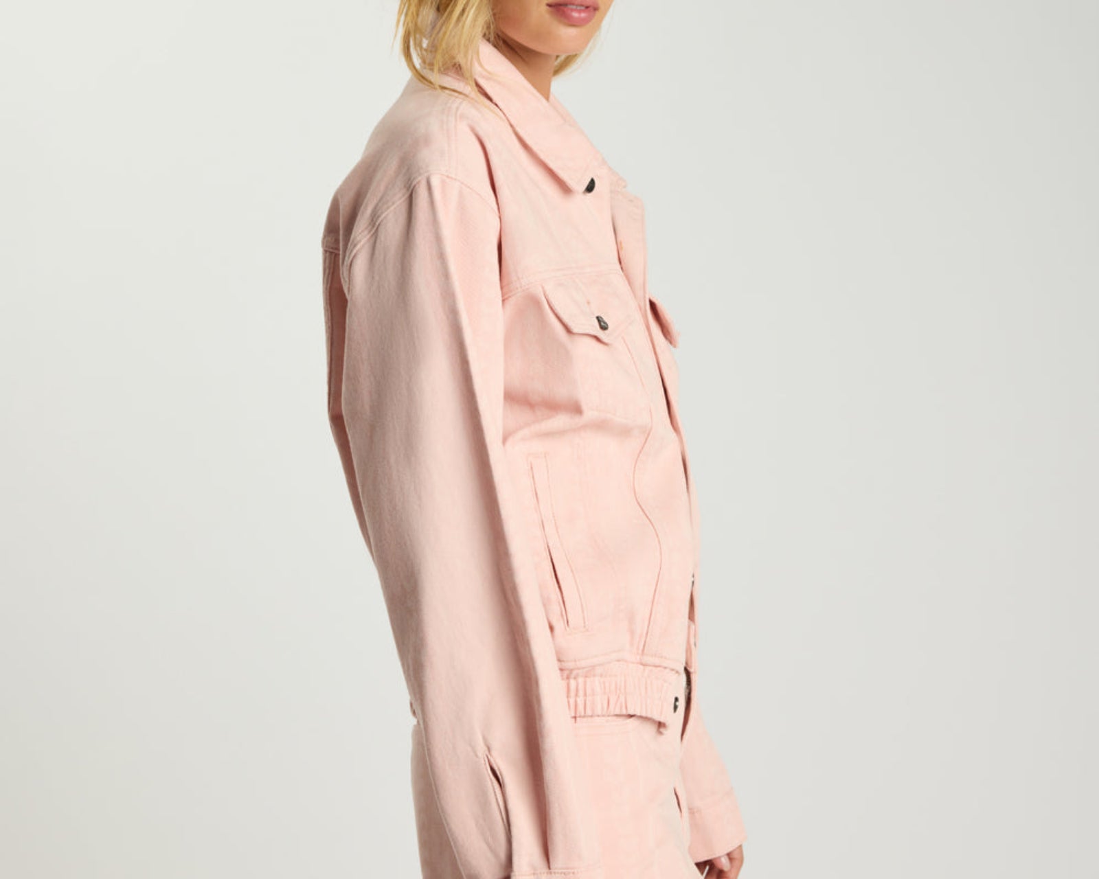 Endless Love Repeat Denim Jacket - Pink Love