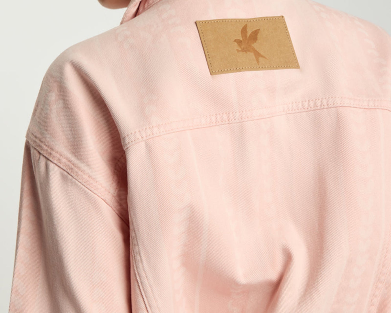 Endless Love Repeat Denim Jacket - Pink Love