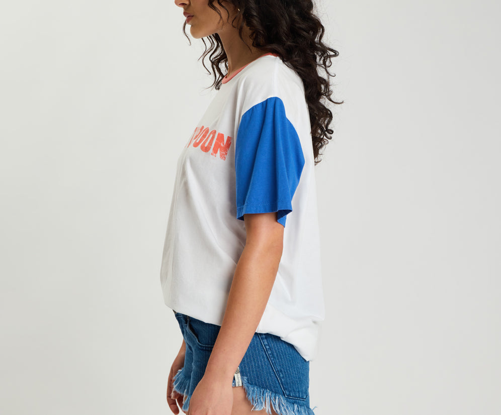 Game Day Boyfriend Tee - White