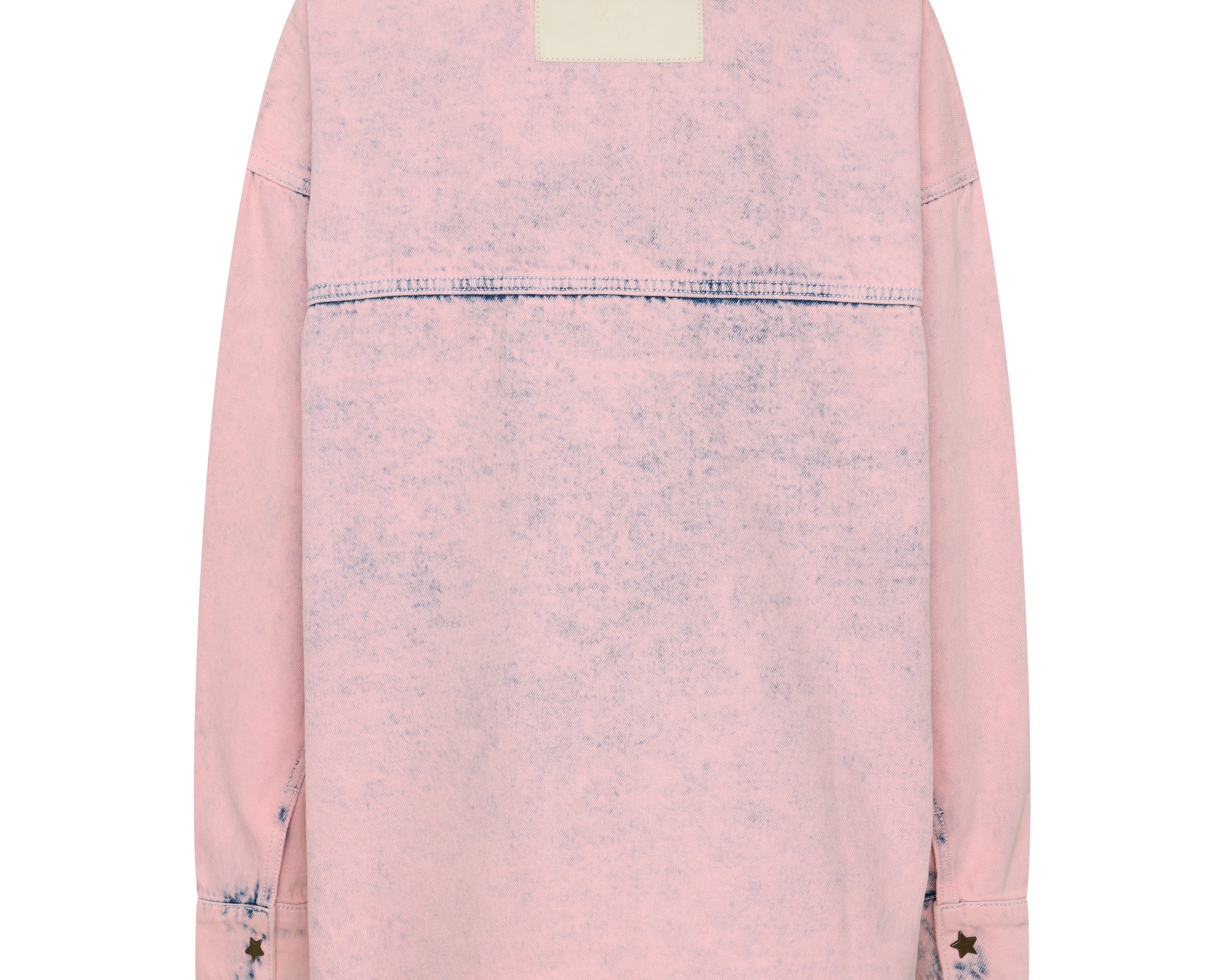 Star Teaser Daria Denim Shacket - Pink Haze