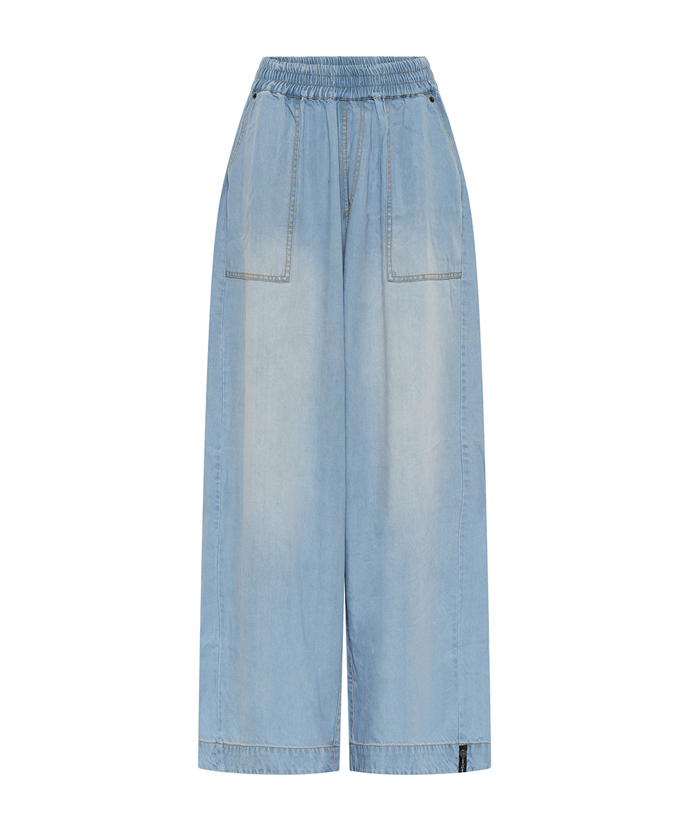Tencel Parachute Pants - Soft Blue